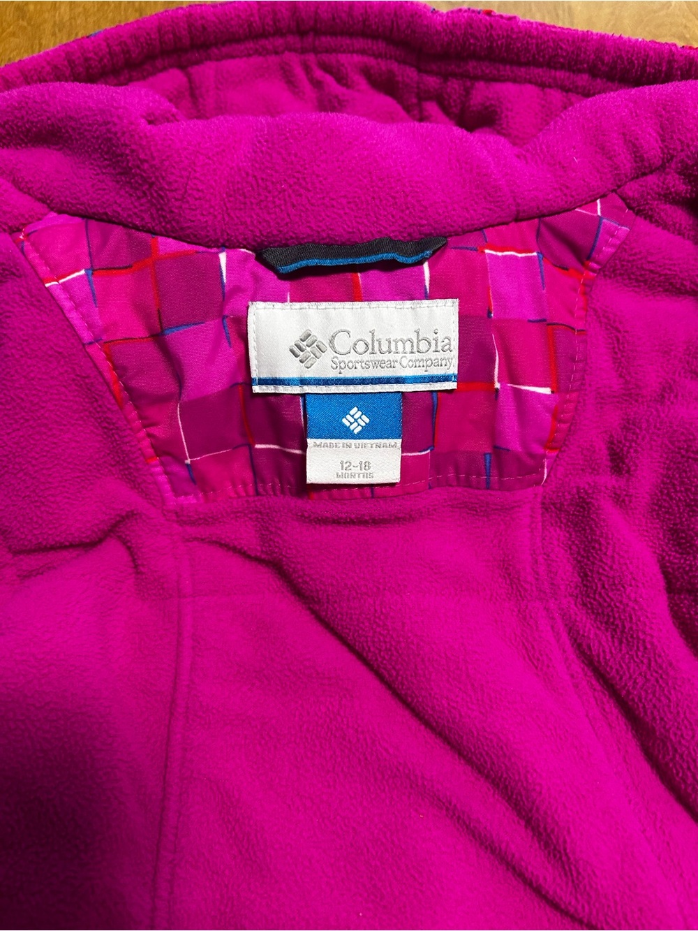 Columbia Bright Magenta Kids 2-Piece Snow Set - Picture 4 of 7